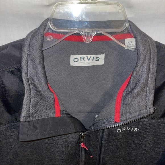 Orvis Mens Active Jacket Size Medium Gray Athleisure Outdoors Fishing - Picture 3 of 12